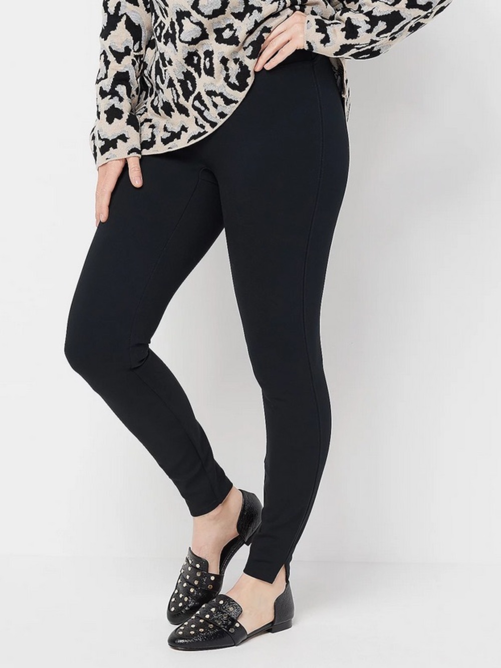Spanx Women's Ankle Length Ponte Leggings Black SPANX Style 20264R